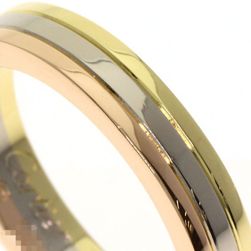 Cartier Three Gold Ring 18k Yellow 18k White Pink
