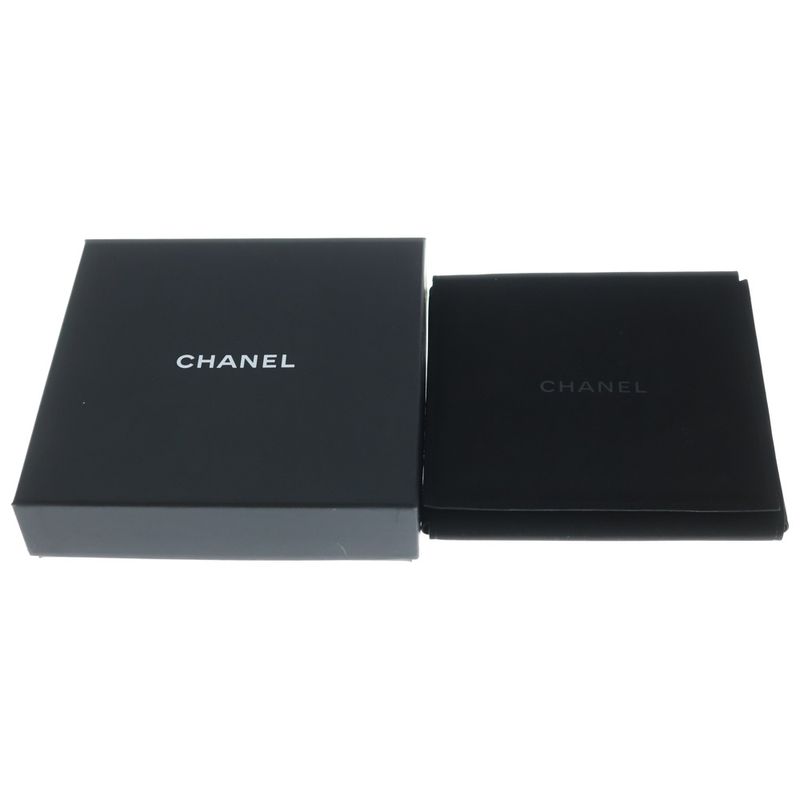 Chanel Ccpearl Necklace CC Logo Choker White Gold Plated