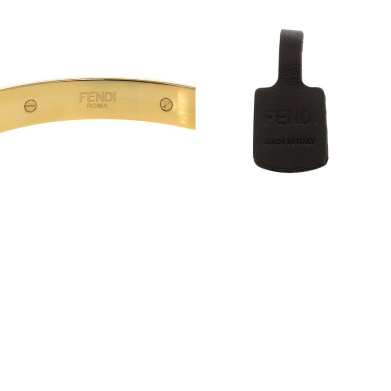 Fendi Peekaboo Replacement Handle Blue Gold Metal