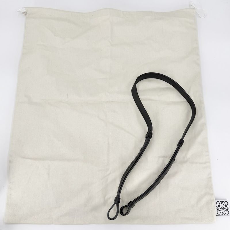 Loewe 2-Way Anagram Hammock Small Shoulder Bag Crossbody Tote Leather Suede