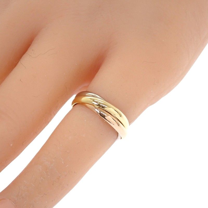 Cartier Trinity Small . Ring 18k Yellow Gold 18k Pink 46