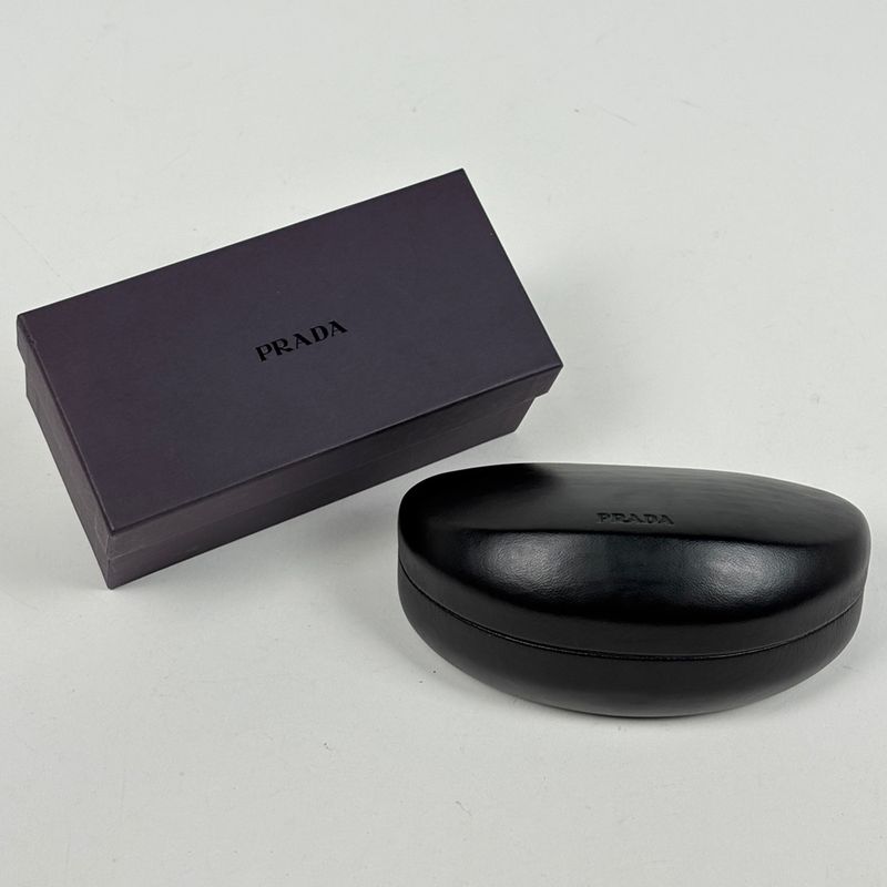 Prada Logo Sunglasses Eyewear Gradient Plastic Brown