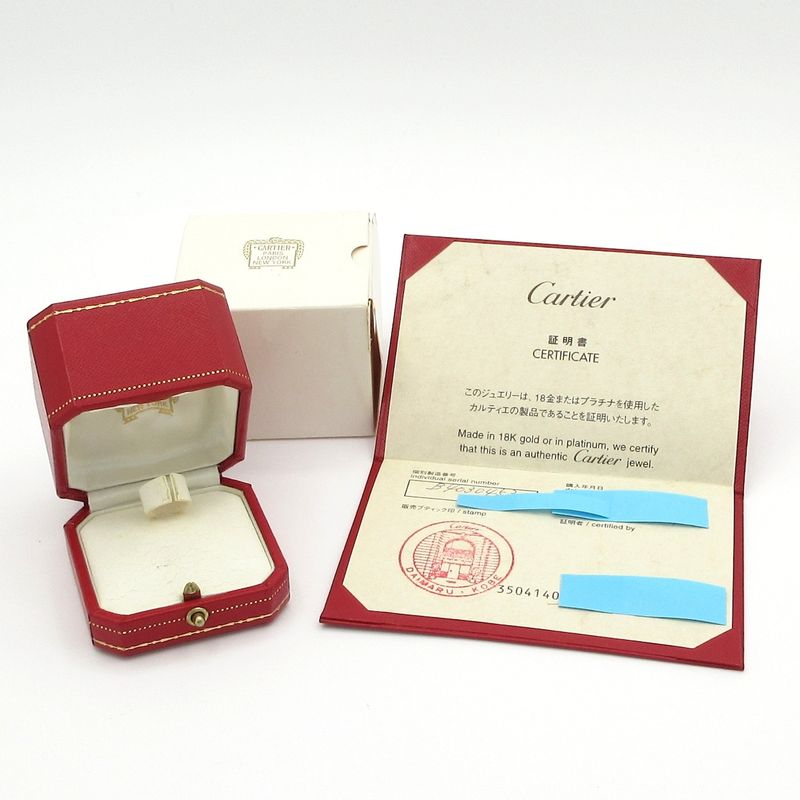 Cartier Ring 53 18k White Gold Handbag