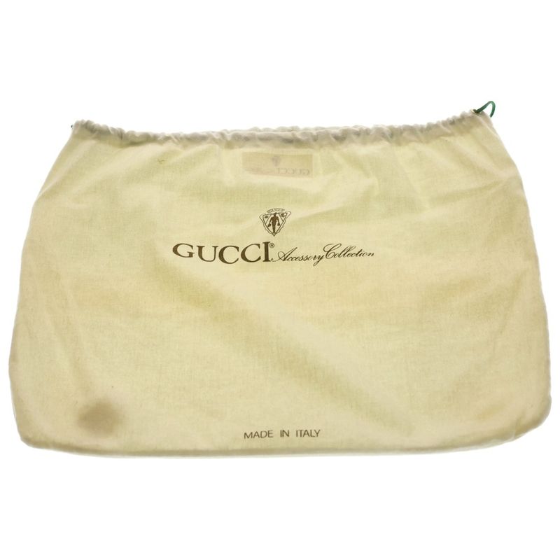Gucci GG Supreme Leather Clutch Beige