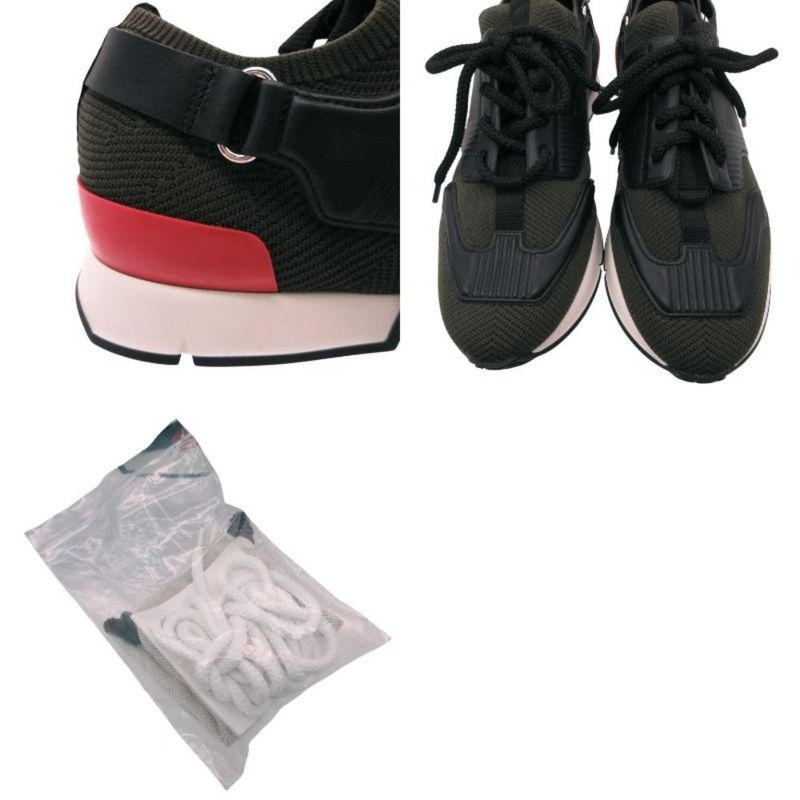 Hermes Athlete Sneakers Shoes Dark Green 42