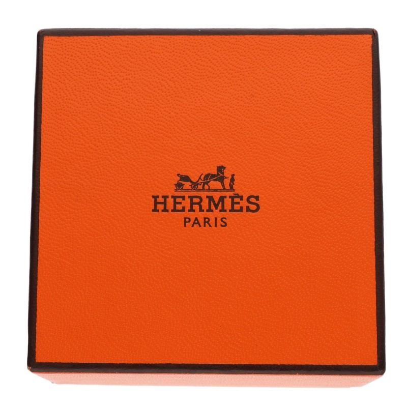 Hermes Chaine D'ancre Enchainee GM Silver Ring 52