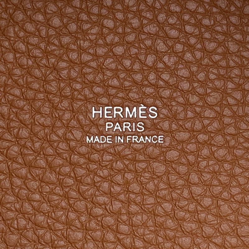 Hermes Handbag Picotin Lock PM Gold Silver Taurillon Clemence