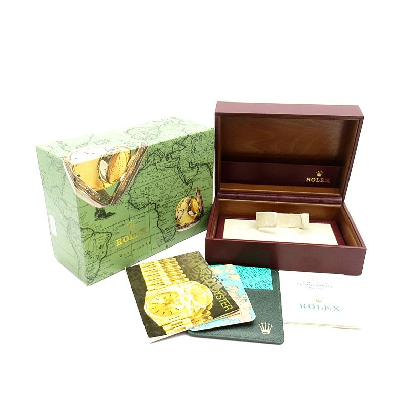 Rolex Datejust Boys Watch Diamond Bezel Box 18k Yellow Gold Sha