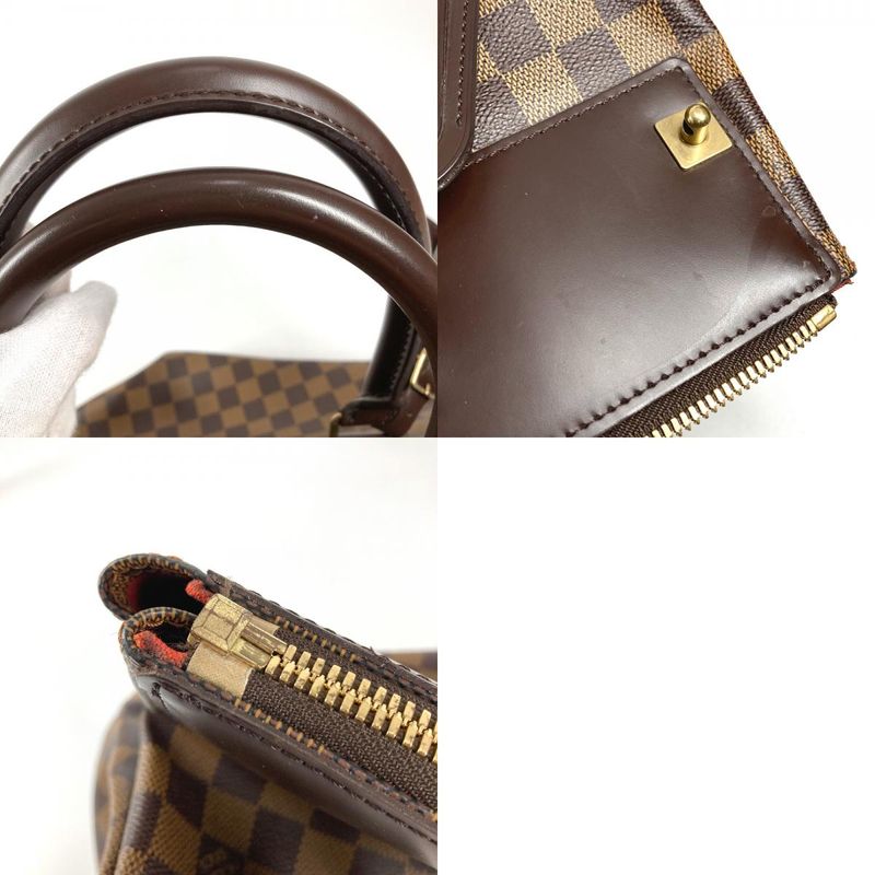 Louis Vuitton Handbag Greenwich PM Damier Canvas Ebene Brown