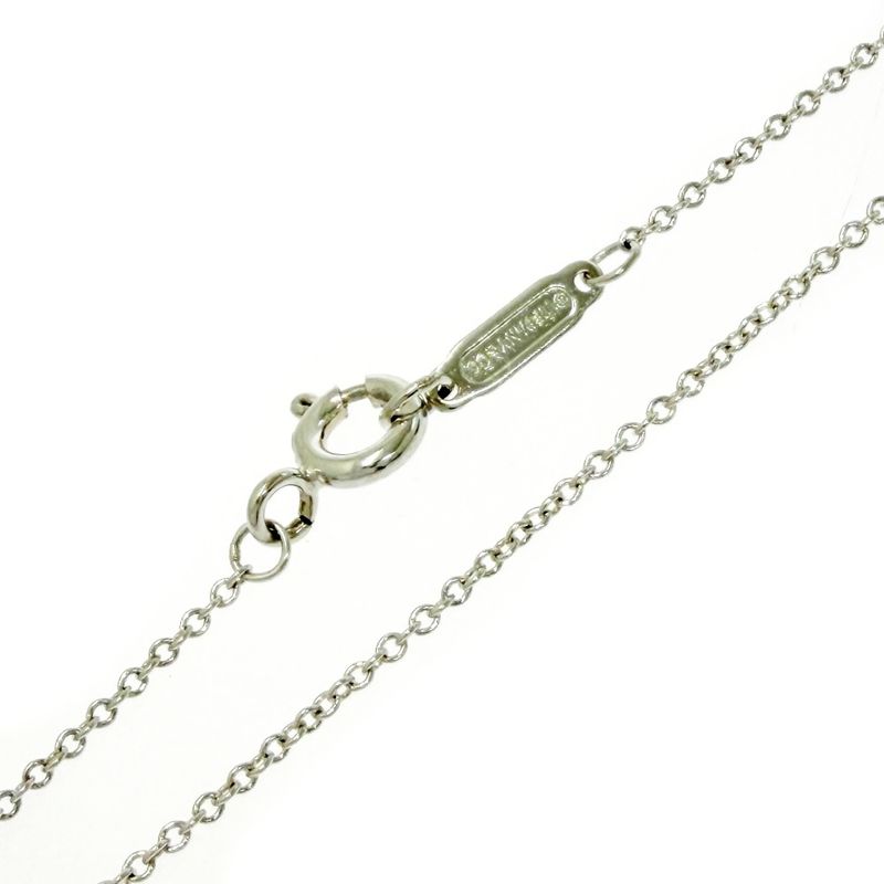 Tiffany & Co Silver Signature Triple Drop Necklace 925 Engraved
