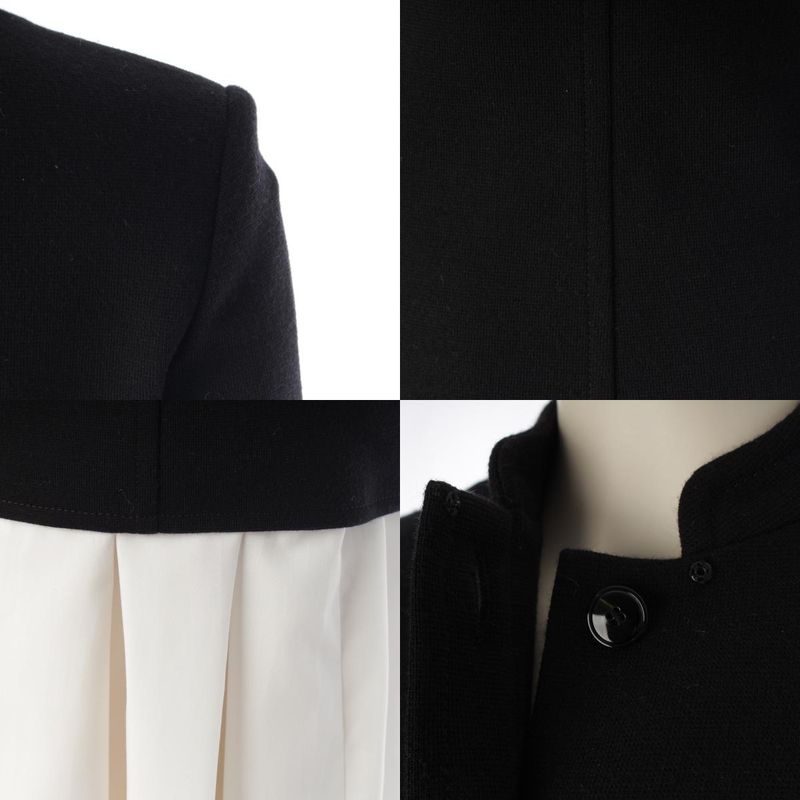 Saint Laurent Wool Dress Tunic Formal Black