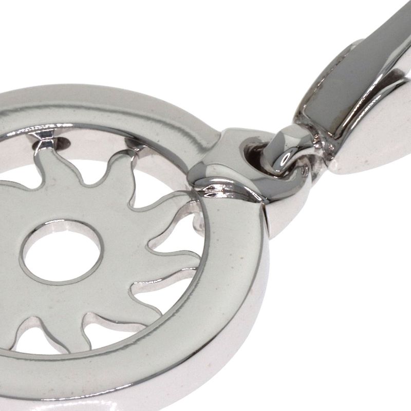 Bvlgari Tondo Charm Pendant Top 18k White Gold