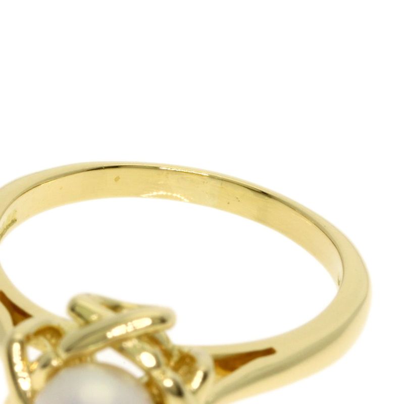 Tiffany & Co Pearl Ring 18k Yellow Gold