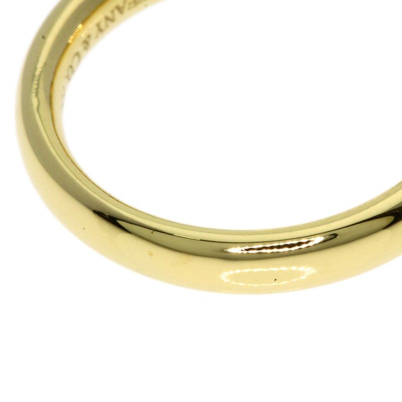 Tiffany & Co T Cube Band Ring 18k Yellow Gold