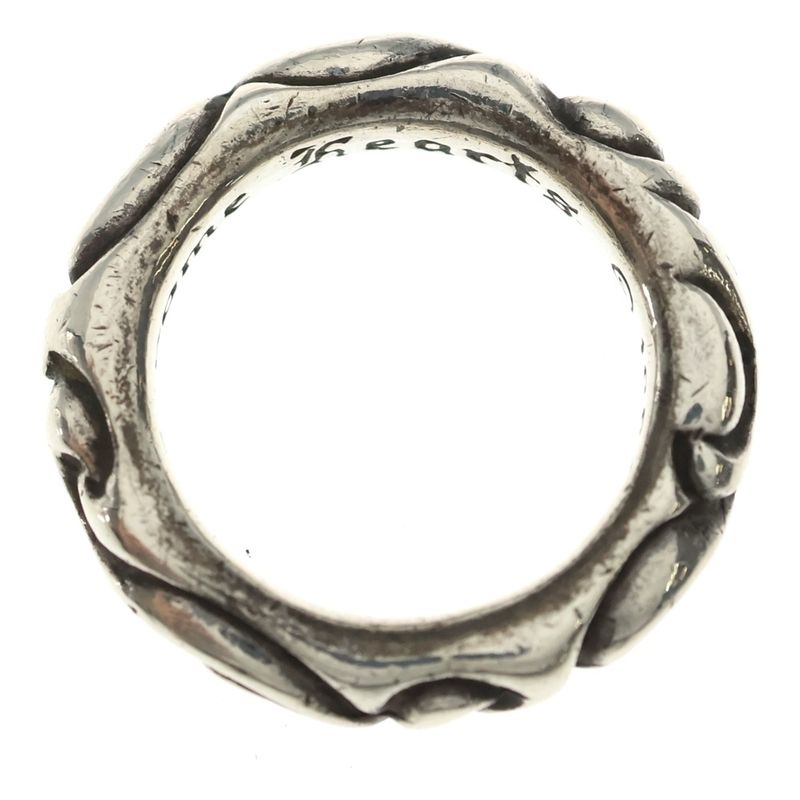 Chrome Hearts Scrl Band Scroll Ring Silver