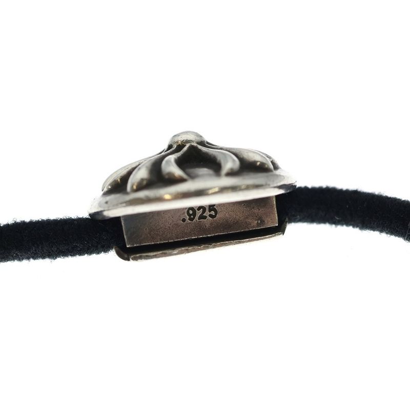 Chrome Hearts Hairband Old Cross Ball Headband Hair Tie Concho Old Silver