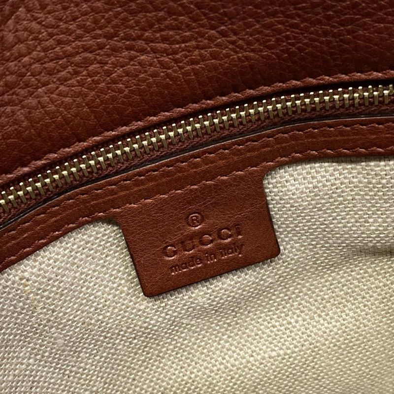Gucci Shoulder Bag Marrakech Bordeaux Leather