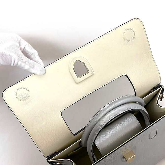 Dior 2-Way Bag Silver Gold