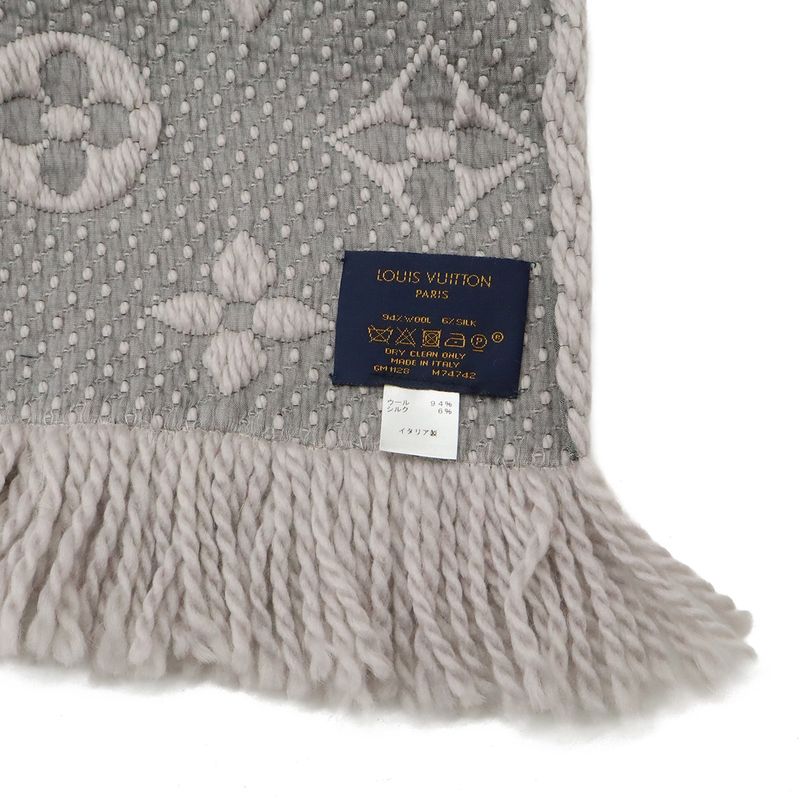 Louis Vuitton Logomania Scarf 94% Wool 6% Silk