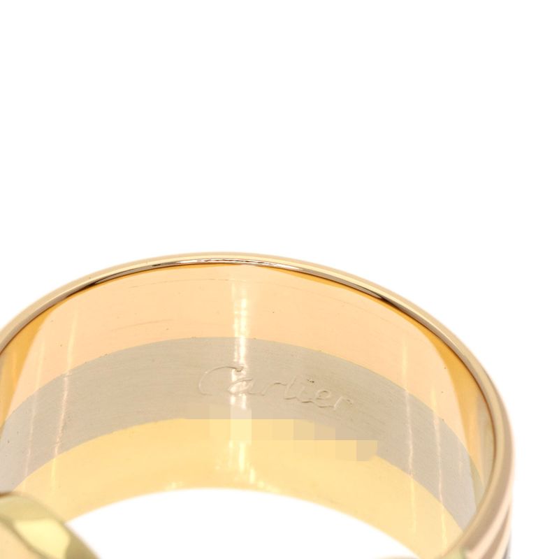 Cartier 2C LM Colors 49 Ring 18k Yellow Gold 18k White Pink