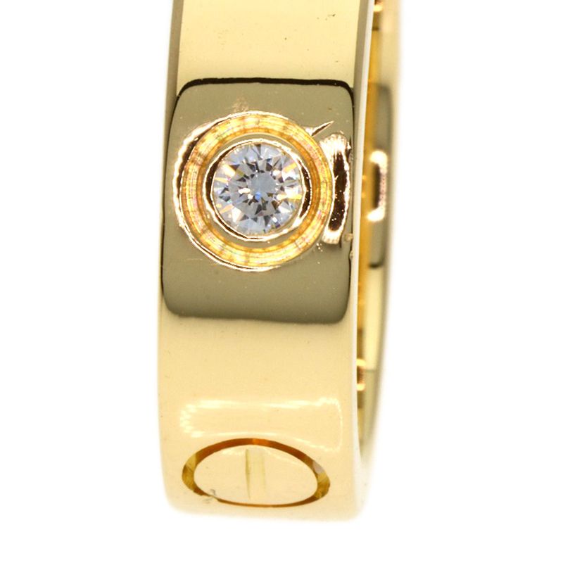 Cartier Love Ring Diamond 48 18k Yellow Gold