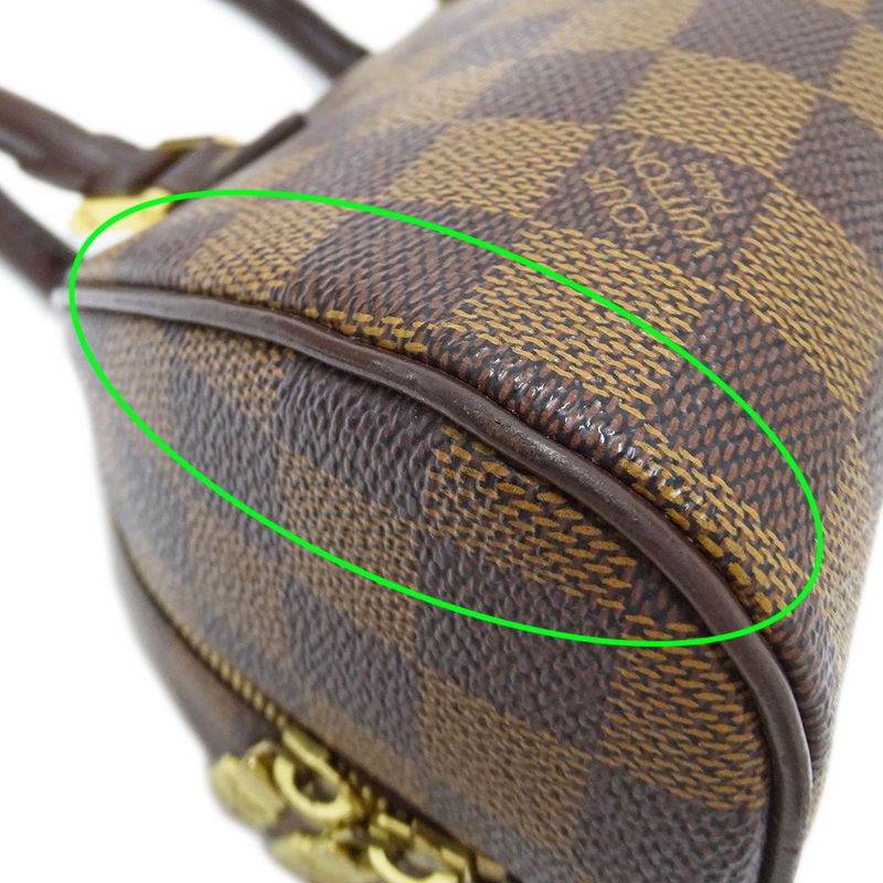 Louis Vuitton Bag Damier Handbag Riviera Mini Brown Bag Small