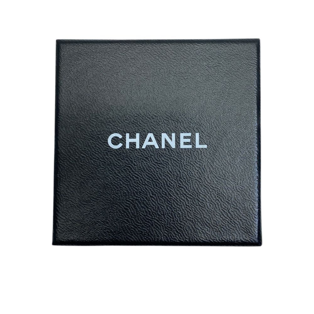 Chanel CC Logo Pearl Ring Plastic Faux Clear Yellow White Sophisticated