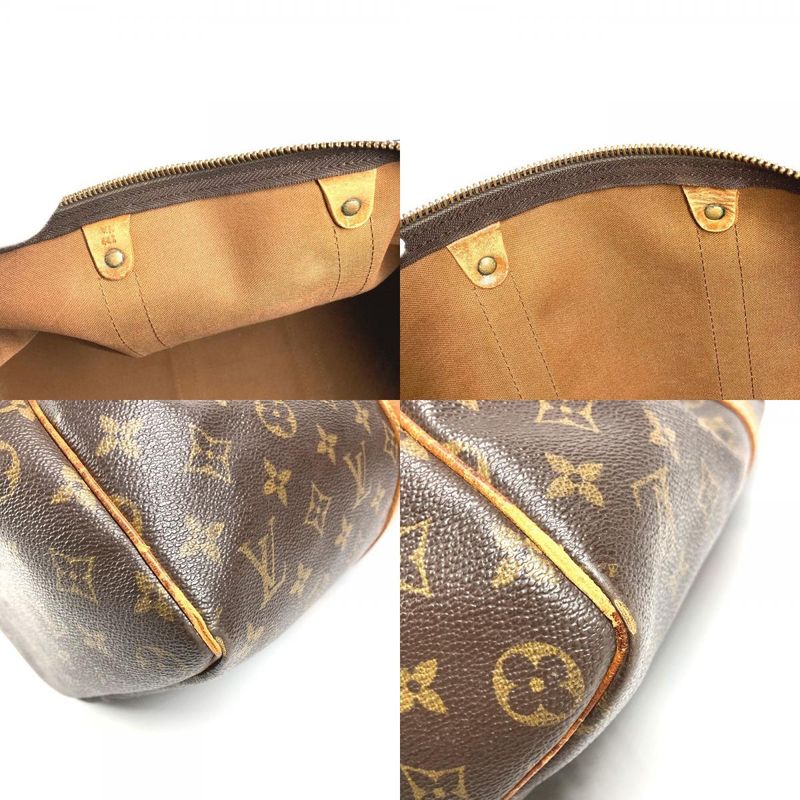 Louis Vuitton Boston Bag Keepall 45 Monogram Canvas Brown