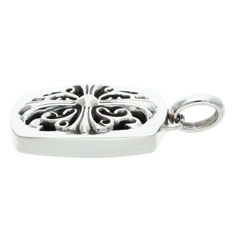 Chrome Hearts Keeper Pendant Silver Necklace