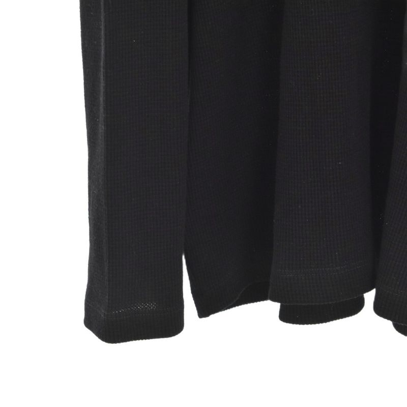 Chrome Hearts Not CH Logo Embroidery Thermal Knit Long Sleeve Top Waffle Long