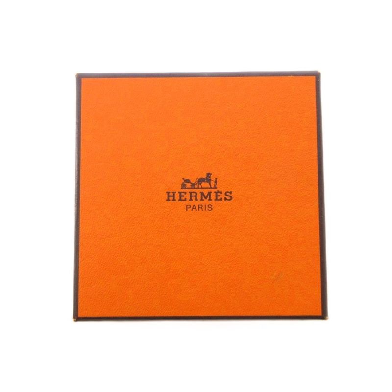 Hermes Jumbo Choker Brown Silver Color KH Bracelet