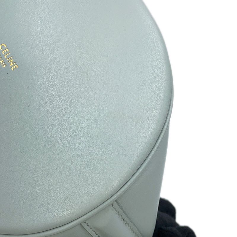 Celine Handbag Teen Bucket 16 Seeds Calf Leather 2-Way