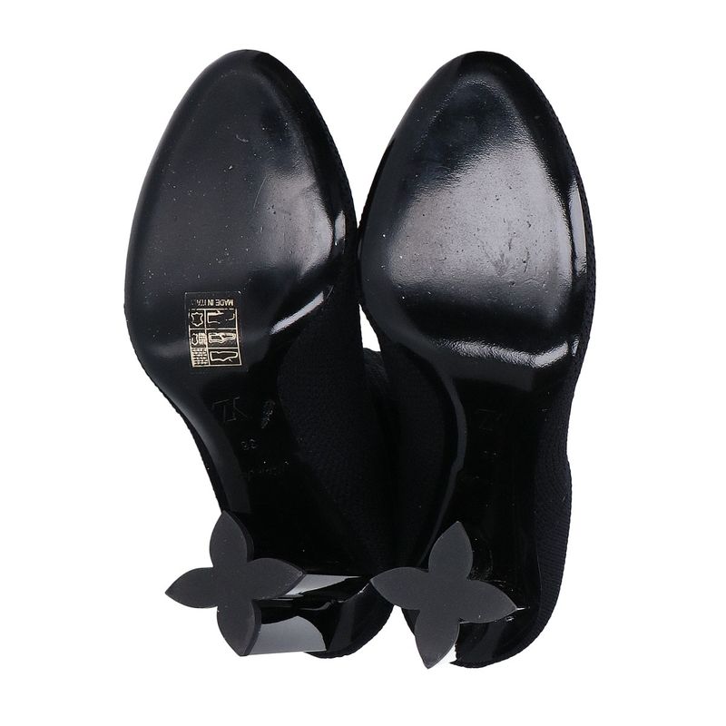 Louis Vuitton Monogram Socks Heel Boots 38