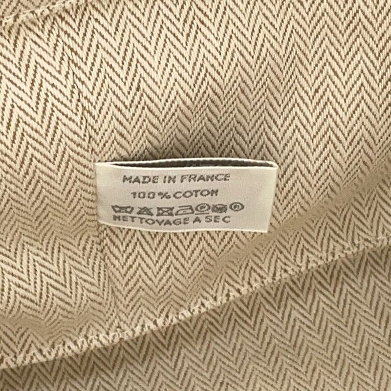Hermes Backpack les Cabanes Embroidery Tricolor
