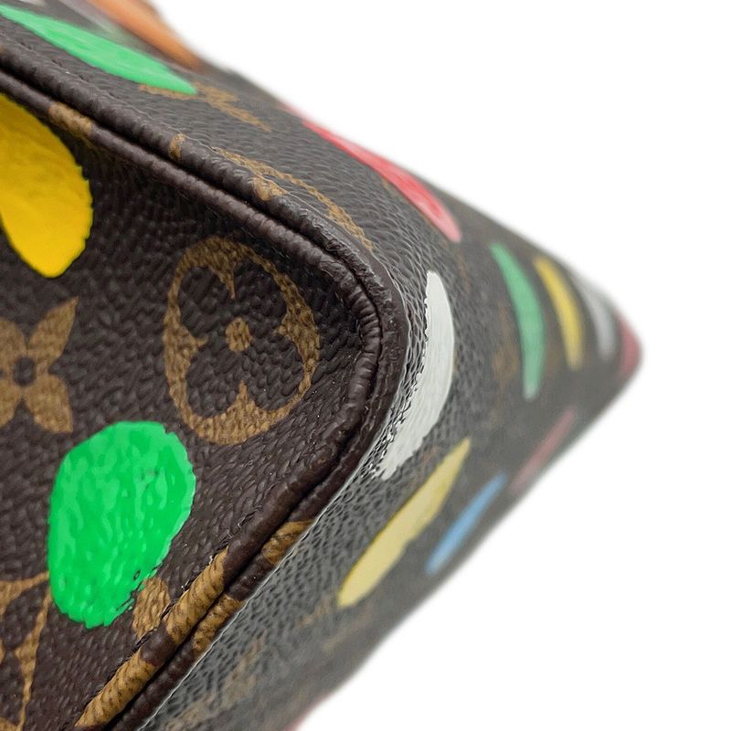 Louis Vuitton Handbag Monogram Painted Dot LV YK on the Go PM 2-Way Shoulder