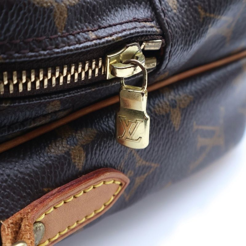Louis Vuitton Monogram Amazon Mini Shoulder Bag Brown Leather Gold