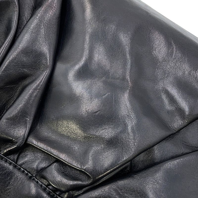 Dior Handbag Leather Black
