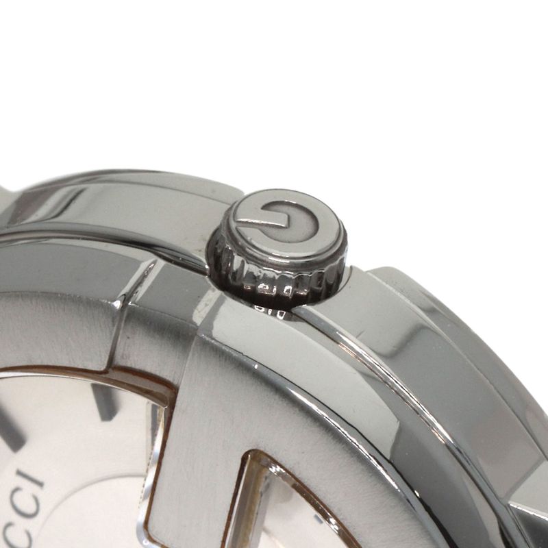 Gucci Round Face Watch SS