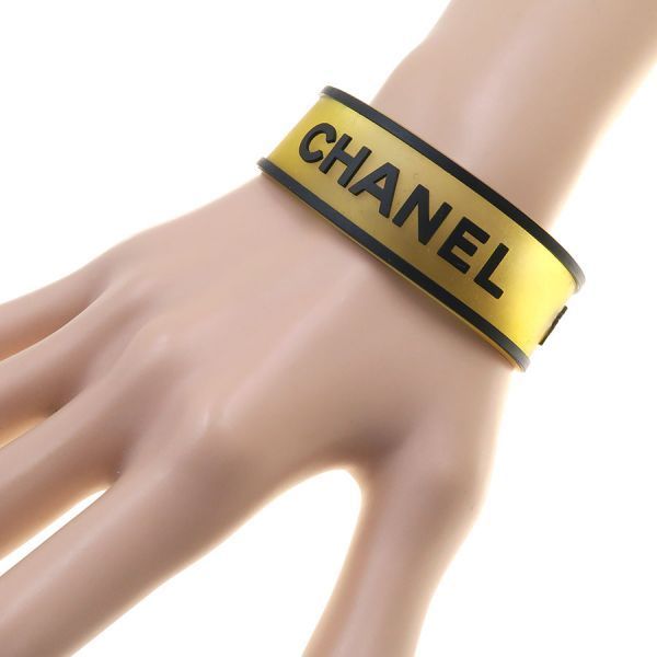 Chanel Rubber Bracelet Black