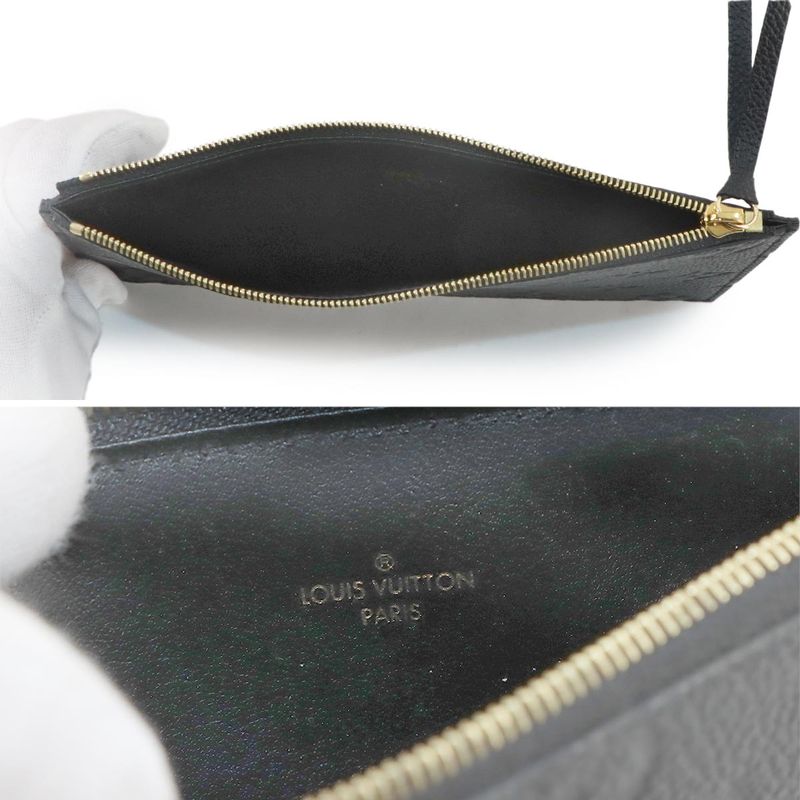 Louis Vuitton Monogram Empreinte Pochette Felicity Chain Wallet Noir Black