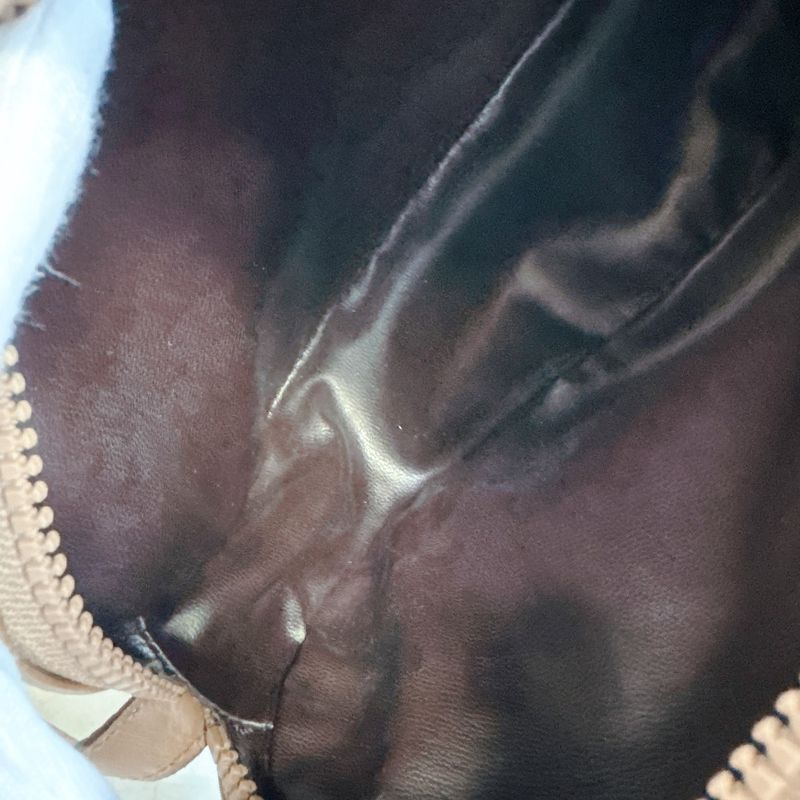 Celine Vintage Salki Pochette C Carriage Pattern Shoulder Bag Brown