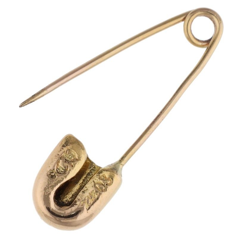 Chrome Hearts 22k Safety Pin S 22k Small Pin Gold Necklace Top