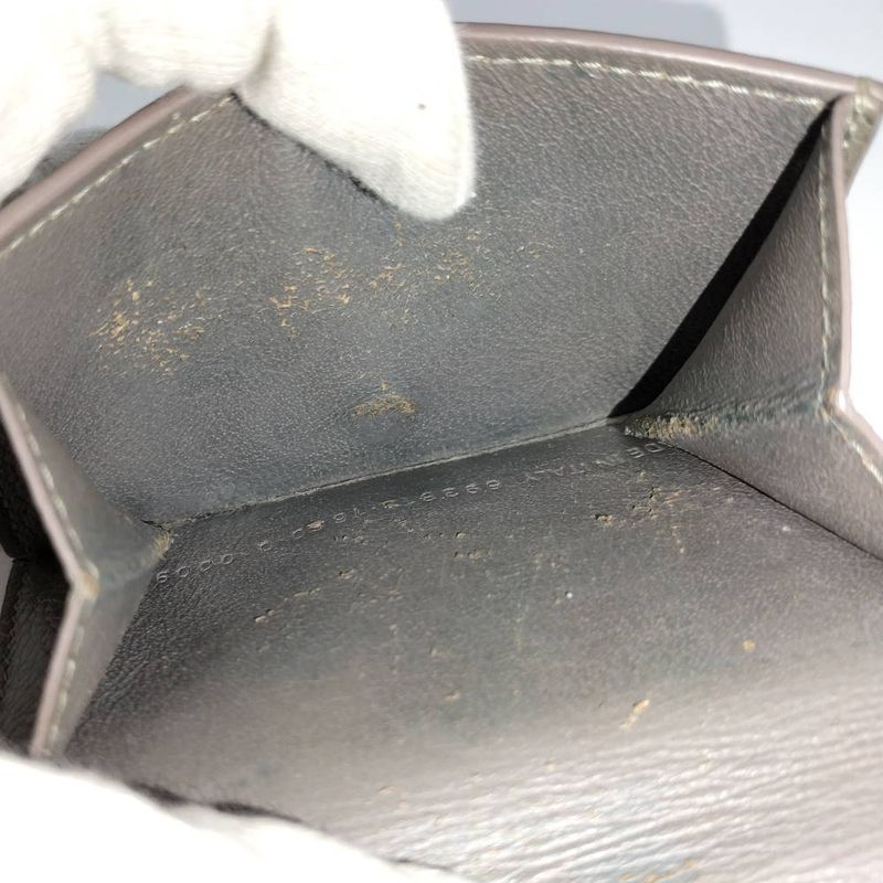 Balenciaga Trifold Compact Wallet Leather Gray