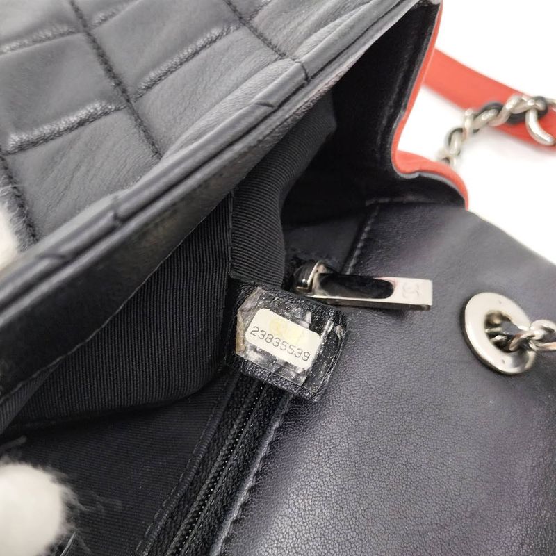 Chanel Quilted Chain Shoulder Bag Lambskin