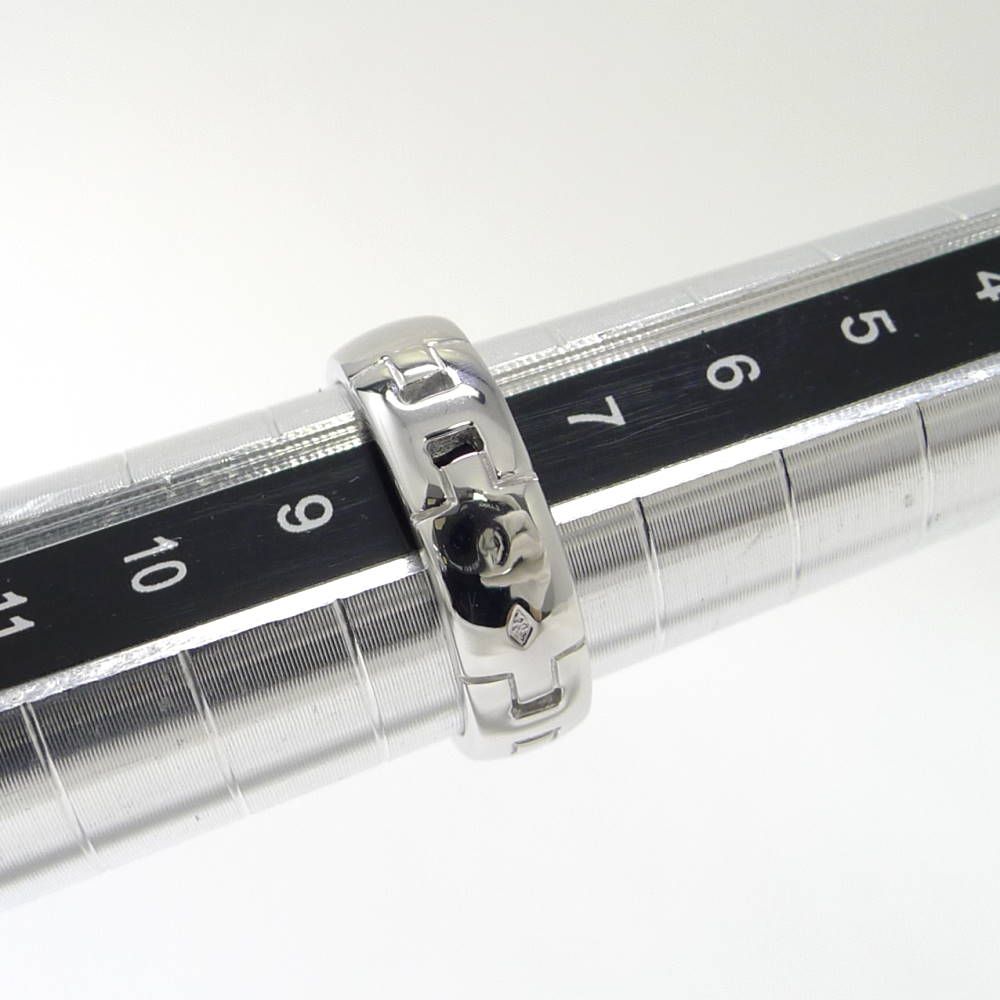 Hermes Cles Ring 18k White Gold 48