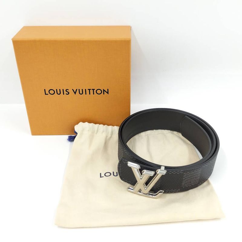 Louis Vuitton Belt LV Dimension Reversible Graphite