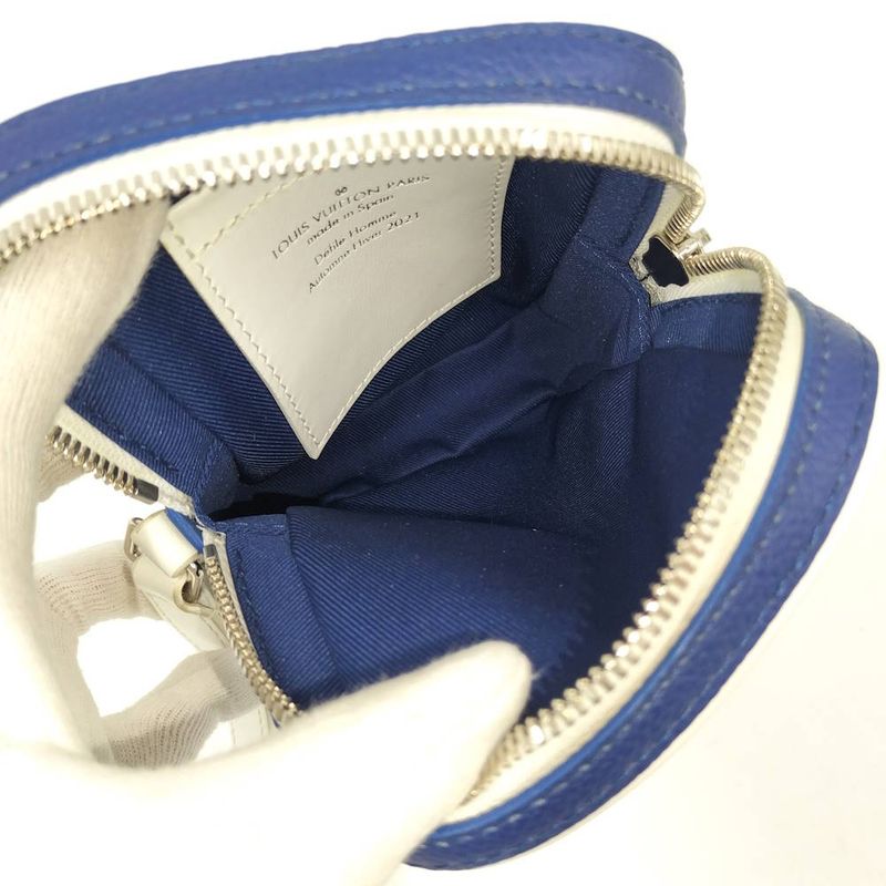 Louis Vuitton Everyday LV Danube Ppm Leather Blue White Shoulder Bag