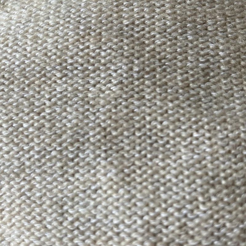 Hermes Pants 36 S Beige Gray Cropped Cashmere Blend Knit Waist Togo Sweater