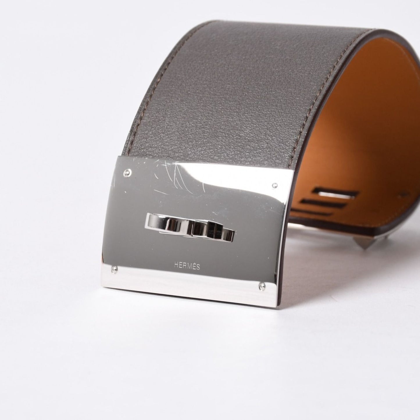 Hermes Kelly Dog Extreme Bracelet S Etain — view 8