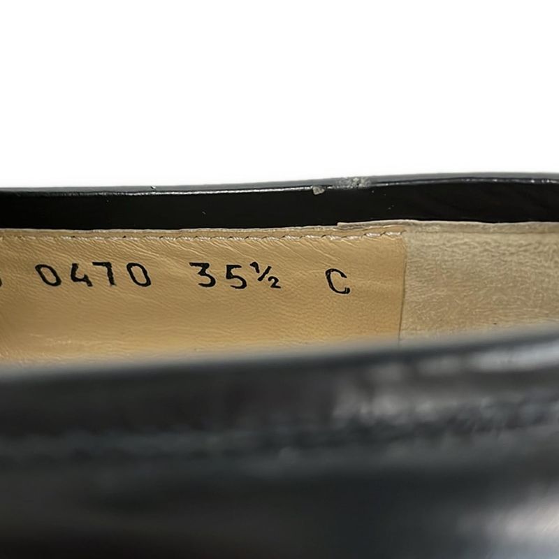 Gucci Loafers 35.5 C Black Leather